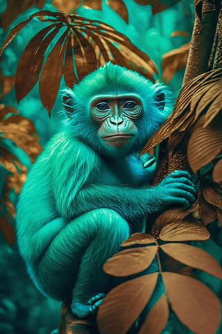Enigmatic Emerald Monke..
