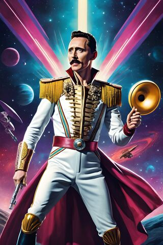 Tom Hiddleston As Freddy Mercury