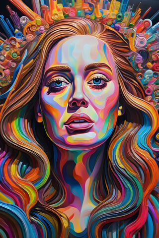 Vibrant Portrait of Exp..