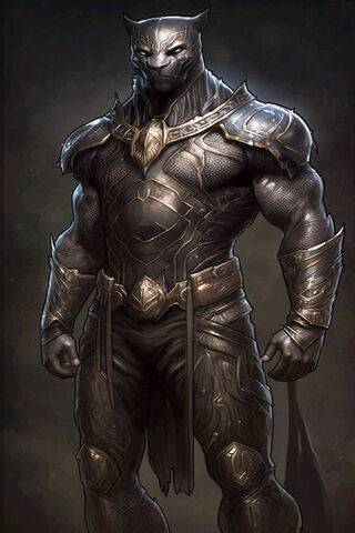Mighty Warrior in Armor 🐾⚔️