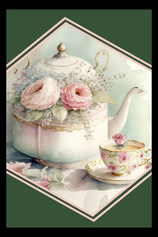 Charming Tea Time 🌸☕