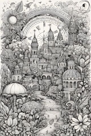 Enchanted Cityscape 🌆🌿