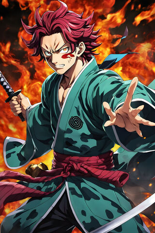 Fiery Warrior in Action..