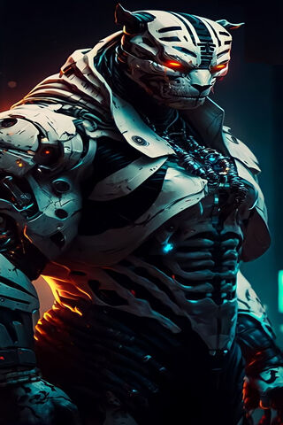 TIGER KING WARRIOR ART