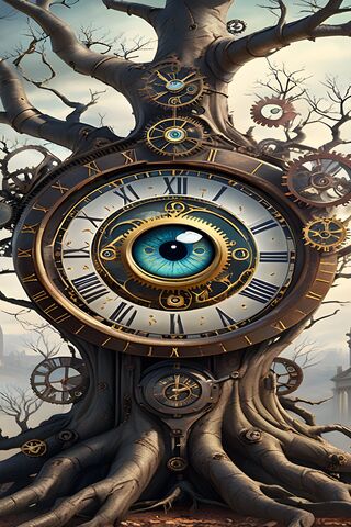 Time's Watchful Eye ⏳👁️