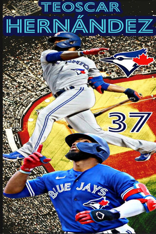 Teoscar Hernández: Blue Jays Star in Action! ⚾️🇨🇦