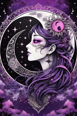 Tribal Moon Goddess