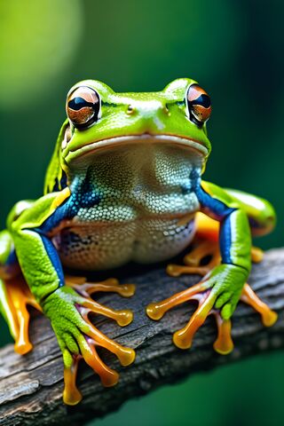 The Vibrant Guardian of the Rainforest 🌿🐸