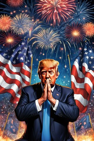 Trump Prays