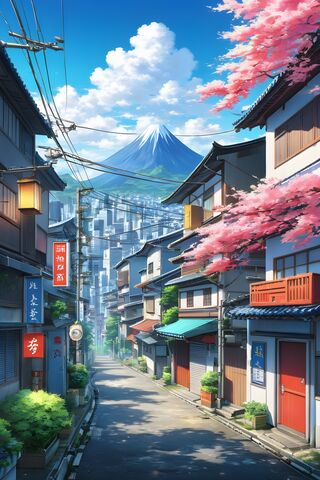 Tokyo Dreams: A Glimpse of Serenity 🌸🏙️