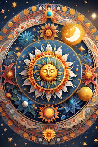Celestial Harmony 🌞🌙✨