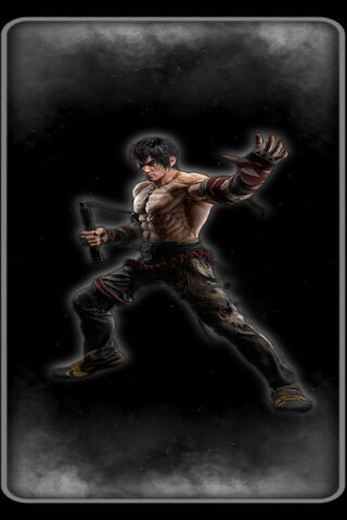 Fierce Warrior in Actio..
