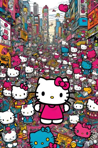 Hello Kitty's Colorful ..