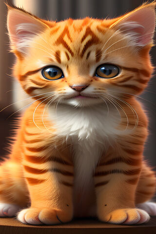 Adorable Orange Tabby Kitten 🐾