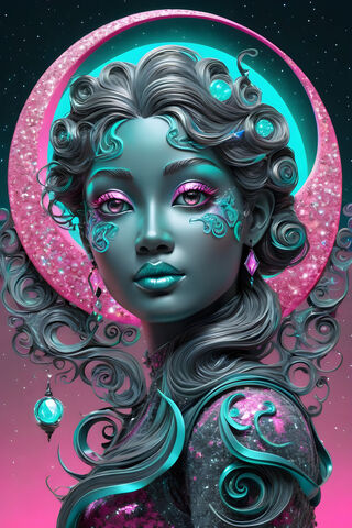Teal Lady