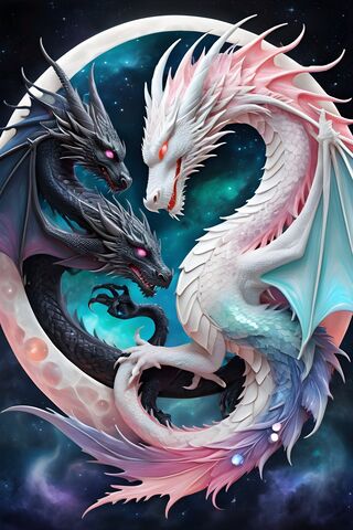 Trio Mystical Dragons