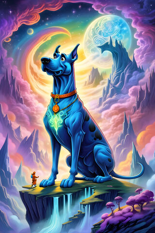 Cosmic Canine Adventure..