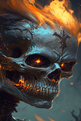 The Flaming Skeleton