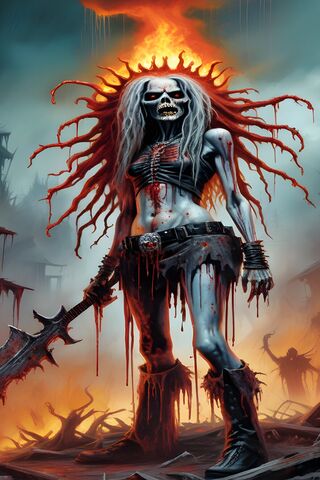 Fiery Fury: The Undead Warrior 🔥💀