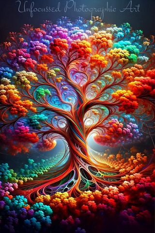 Vibrant Whirl of Life 🌳✨