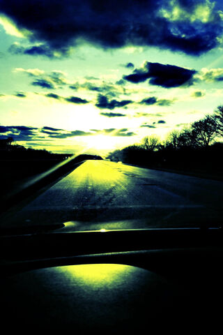 Mystical Sunset Drive 🌅🚗