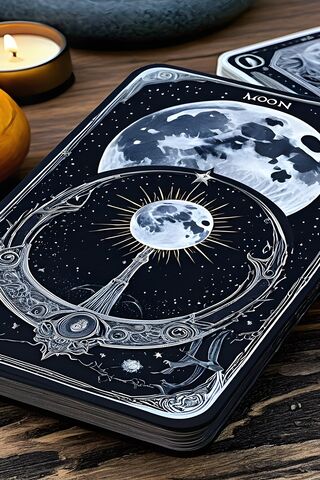 The Moon Tarot Card