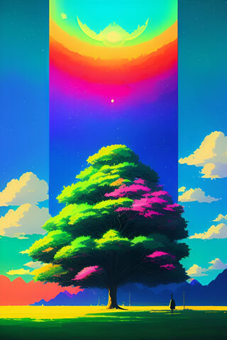 Vibrant Dreams Under a ..