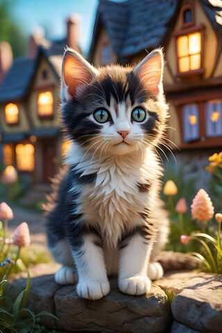 The Kitty, It's Beautiful, Intelligent In A Great Warrior.