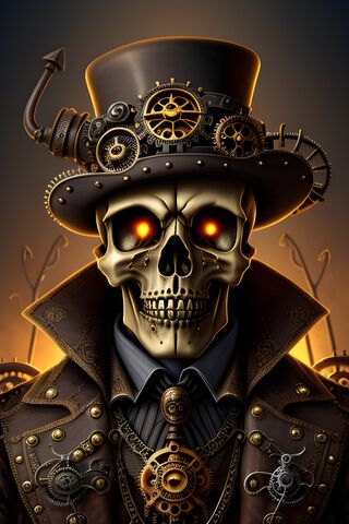 Steampunk Skull Master ..