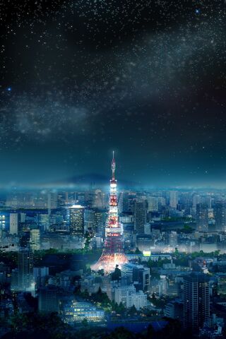 Tokyo Tower Under the S..
