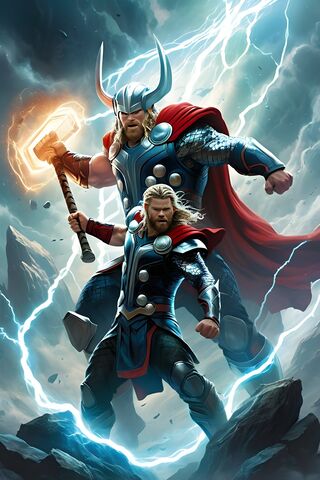 Thunderous Heroes Unite! ⚡️🛡️