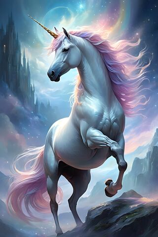 Enchanted Unicorn in a ..