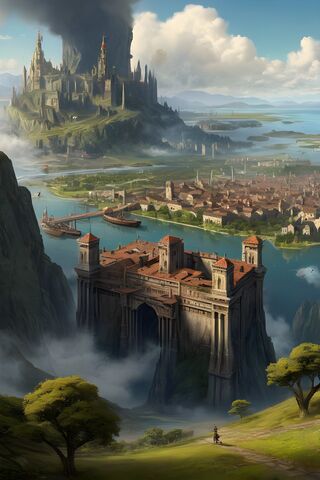 Mystical Urban Tramways: A Journey Through Fantasy