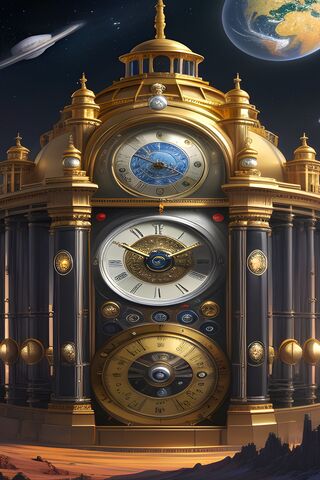 Cosmic Timekeeper 🌌🕰️