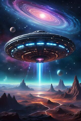 UFO In Space