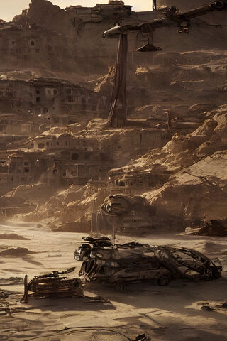 Abandoned Future: A Deserted Landscape 🌌