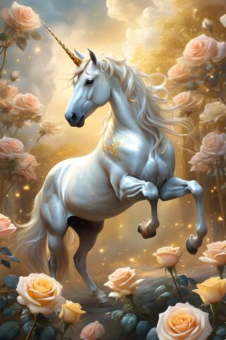 Enchanted Unicorn in a ..