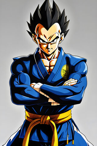 Vegeta In A Kimono