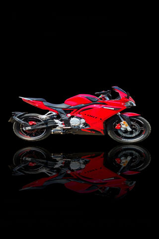 Sleek Red Racer 🏍️🔥