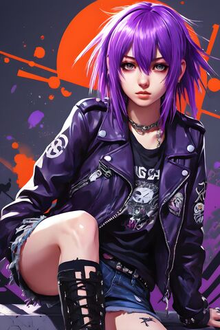Cyberpunk Rebel 🌌✨