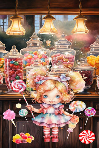 Sweet Nostalgia at the Candy Counter 🍭✨