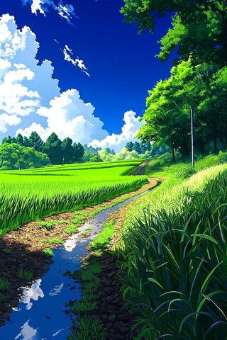 Serene Fields of Green 🌾✨