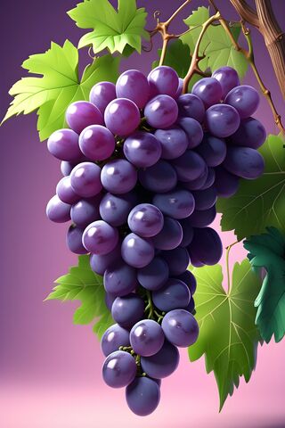 Velvet Bunch Purple Grapes