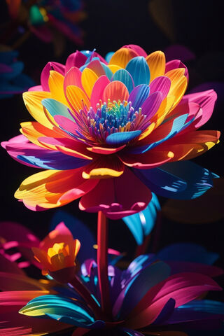 Vibrant Paper Lotus 🌸✨