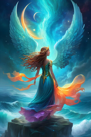 Vivid Colors, Ocean, Celestial, Mystical