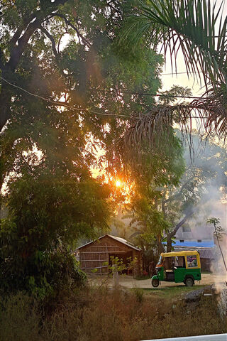 Village Sunset View