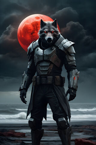 Wolf Man Character Outta Star Wars.