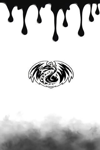 White and Black Dragon