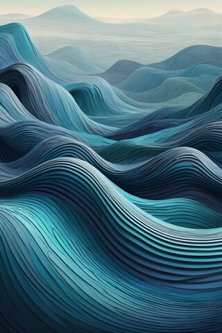 Serene Waves of Blue 🌊✨