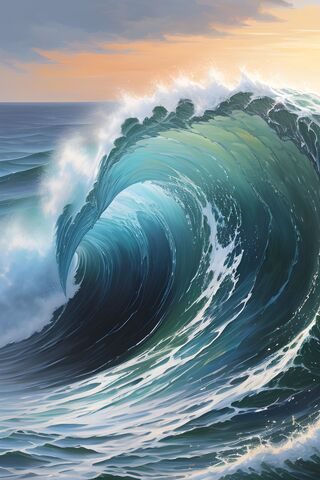 Majestic Ocean Wave 🌊✨